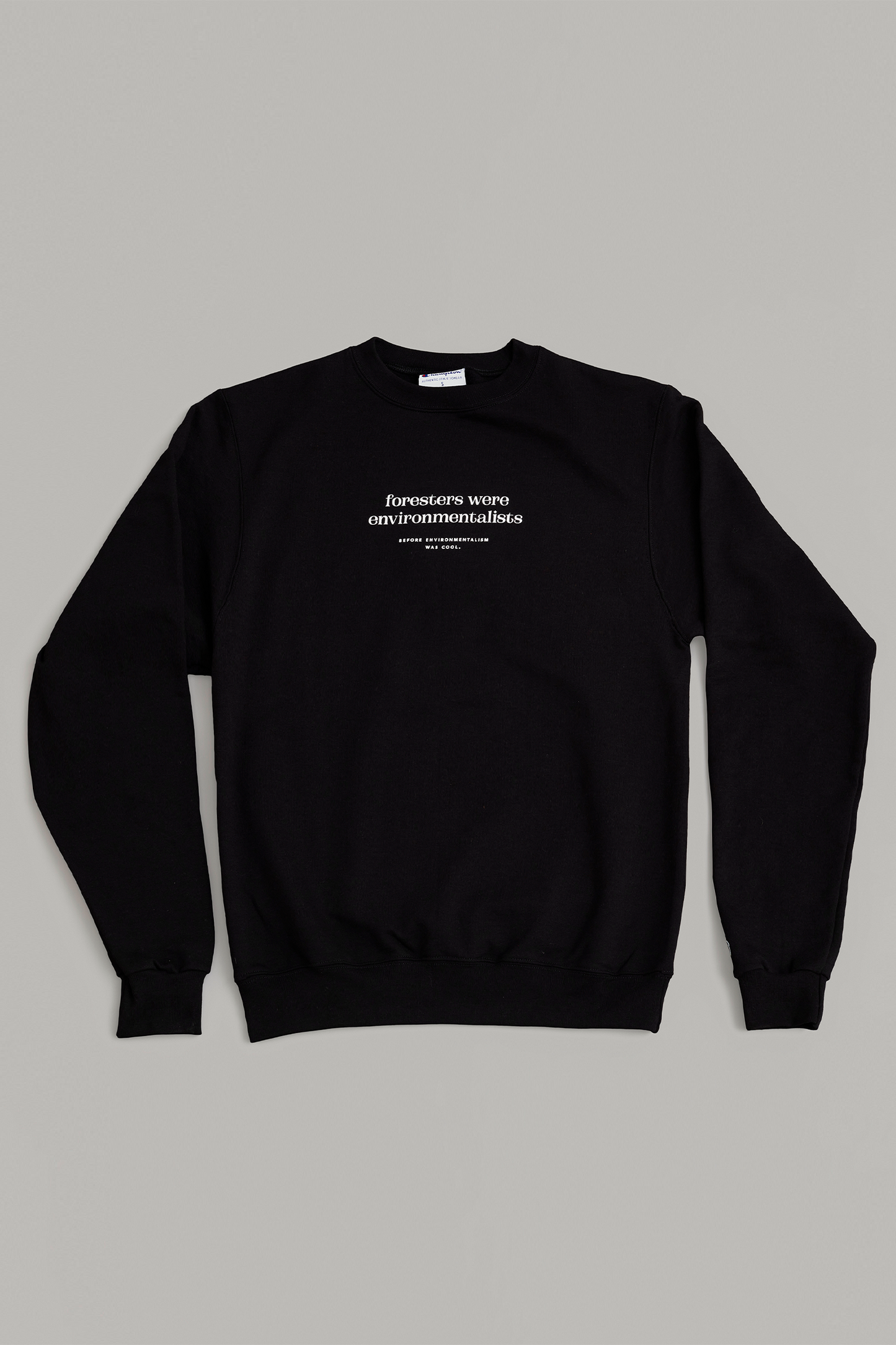 Black Crewneck – Environmentalists