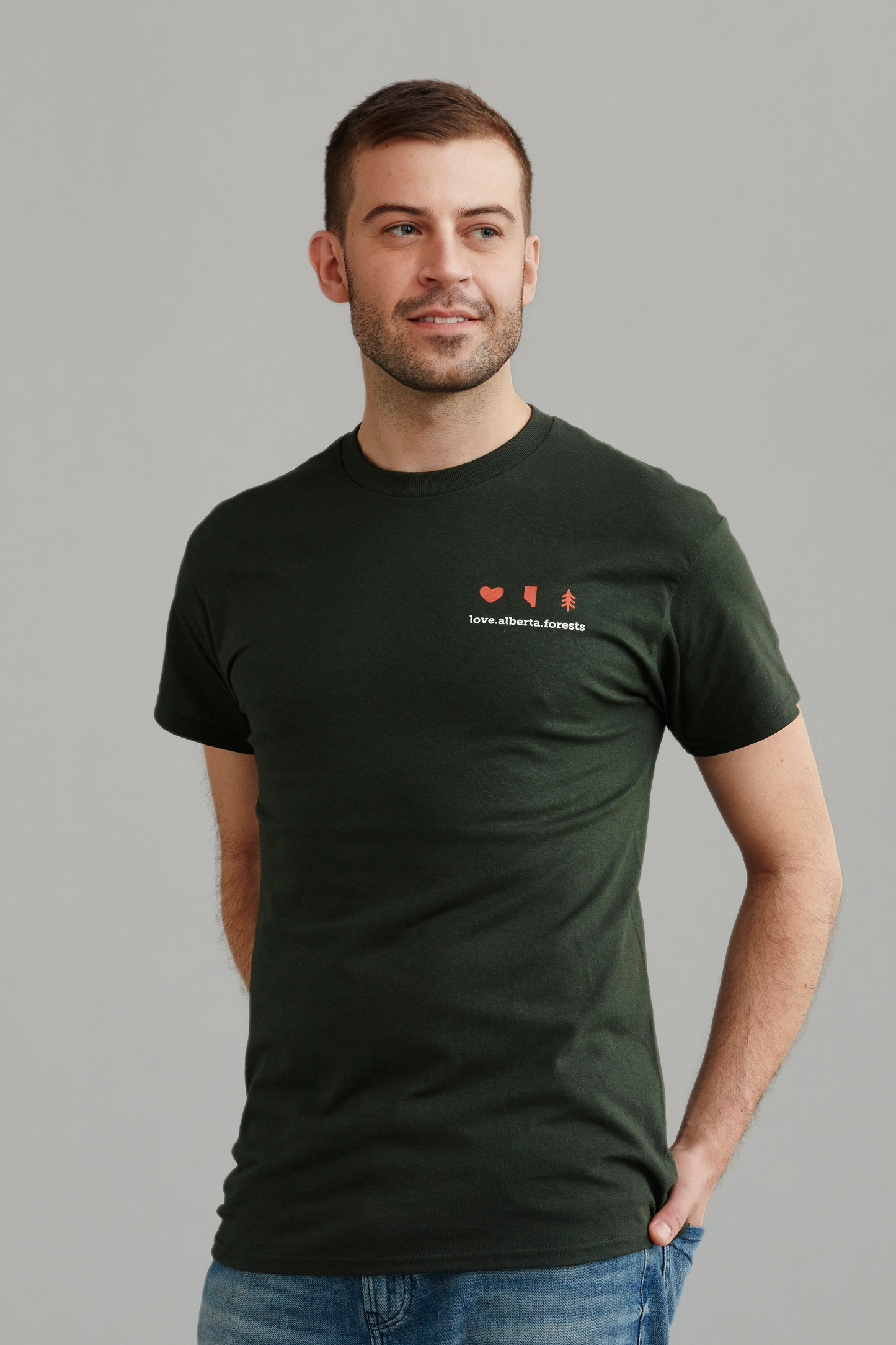 Forest Green T-Shirt – Love AB Forest Icons