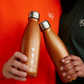 Wood Grain Reusable Water Bottle