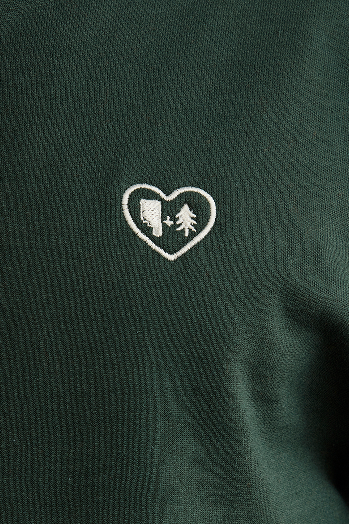 Forest Green Hoodie – Love AB Forests Logo