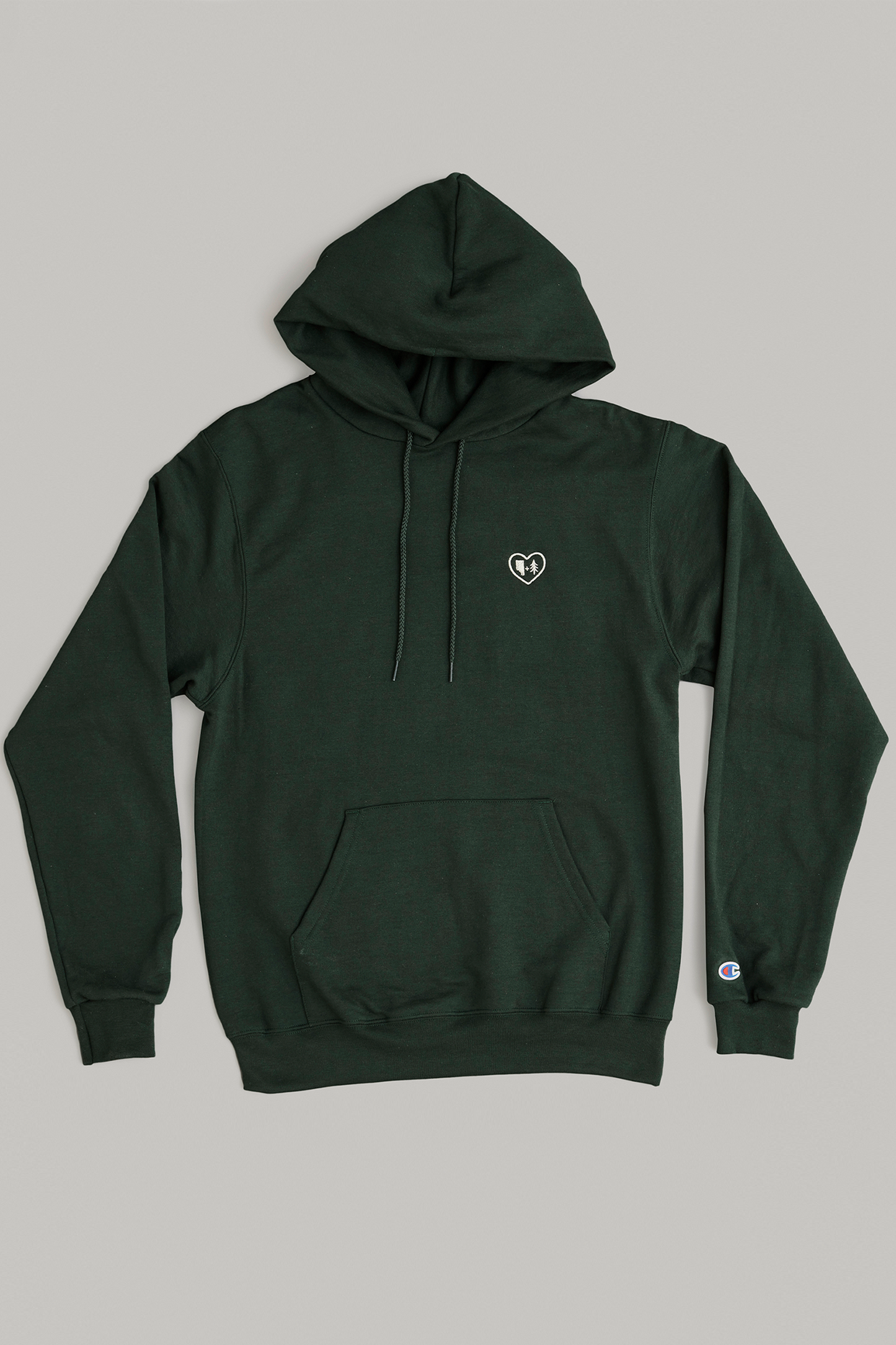 Forest Green Hoodie – Love AB Forests Logo