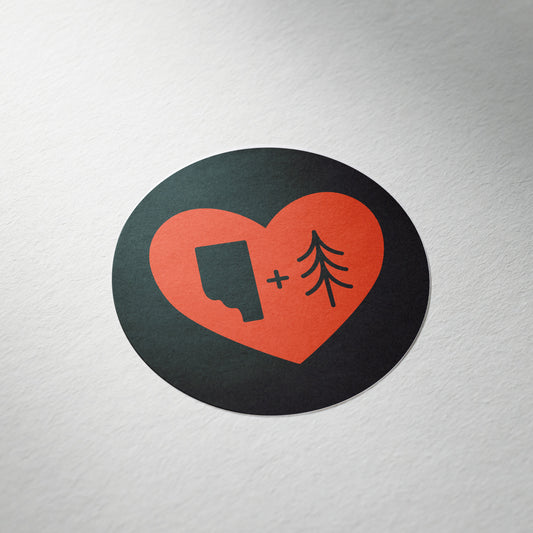 Love AB Forest Sticker